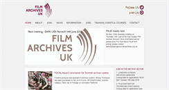 Desktop Screenshot of filmarchives.org.uk